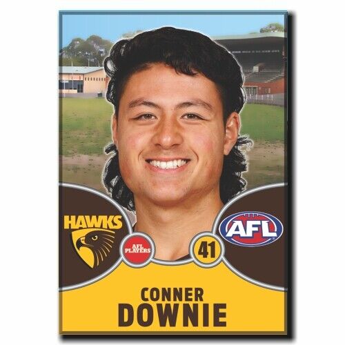 2021 AFL Hawthorn Player Magnet - DOWNIE, Conner