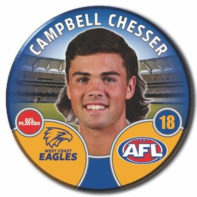 2022 AFL West Coast Eagles - CHESSER, Campbell