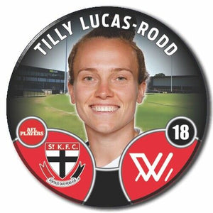 2022 AFLW St Kilda Player Badge - LUCAS-RODD, Tilly