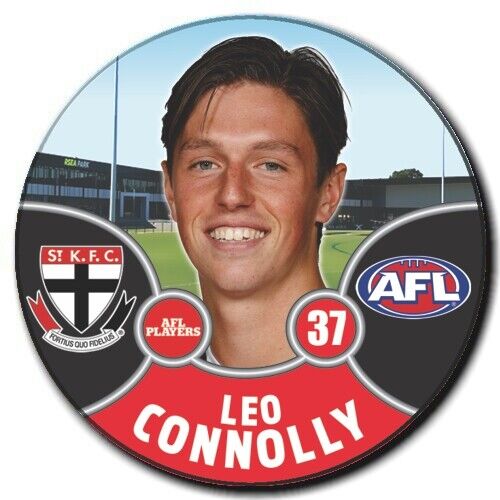 2021 AFL St Kilda Player Badge - CONNOLLY, Leo