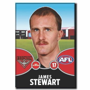 2021 AFL Essendon Bombers Player Magnet - STEWART, James