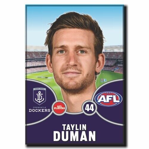 2021 AFL Fremantle Dockers Player Magnet - DUMAN, Taylin