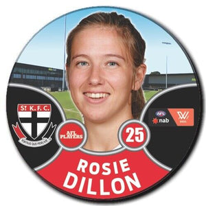 2021 AFLW St. Kilda Player Badge - DILLON, Rosie