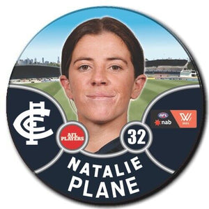 2021 AFLW Carlton Player Badge - PLANE, Natalie