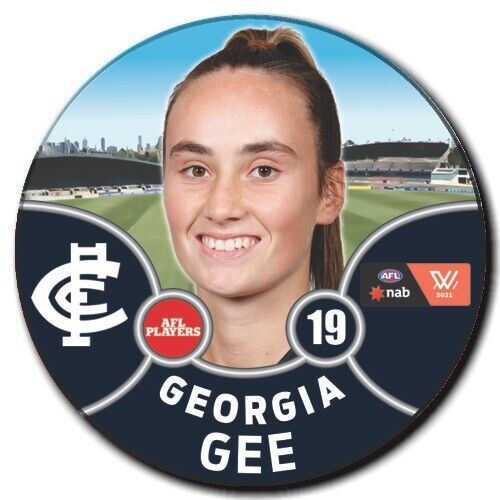 2021 AFLW Carlton Player Badge - GEE, Georgia