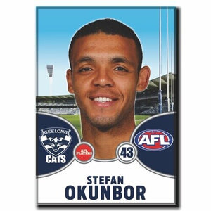 2021 AFL Geelong Player Magnet - OKUNBOR, Stefan