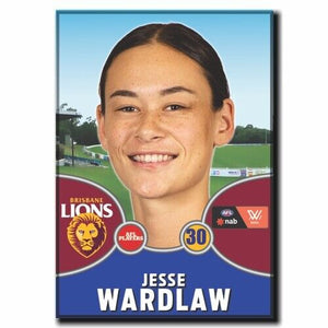 2021 AFLW Brisbane Player Magnet - WARDLAW, Jesse