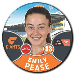 2021 AFLW GWS Badge - PEASE, Emily