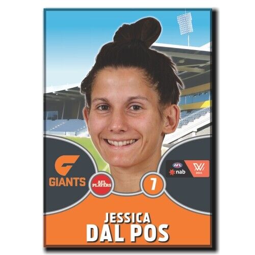 2021 AFLW GWS Player Magnet - DAL POS, Jessica