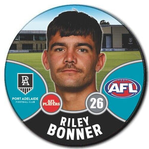 2021 AFL Port Adelaide Player Badge - BONNER, Riley