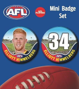 2021 AFL Adelaide Mini Player Badge Set - HIMMELBERG, Elliott