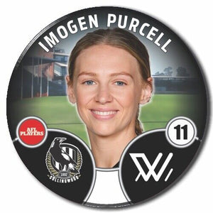 2022 AFLW Collingwood Player Badge - PURCELL, Imogen