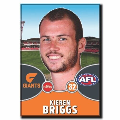2021 AFL GWS Giants Player Magnet - BRIGGS, Keiren