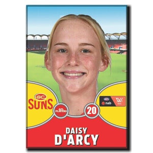 2021 AFLW Gold Coast Suns Player Magnet - D'ARCY, Daisy