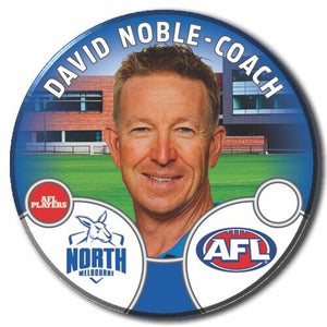 2022 AFL North Melbourne - NOBLE, David - COACH