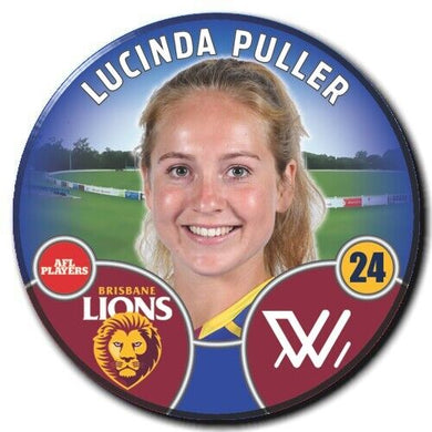 2022 AFLW Brisbane Player Badge - PULLER, Lucinda