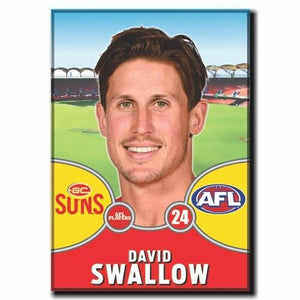 2021 AFL Gold Coast Player Magnet - SWALLOW, David
