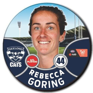 2021 AFLW Geelong Player Badge - GORING, Rebecca