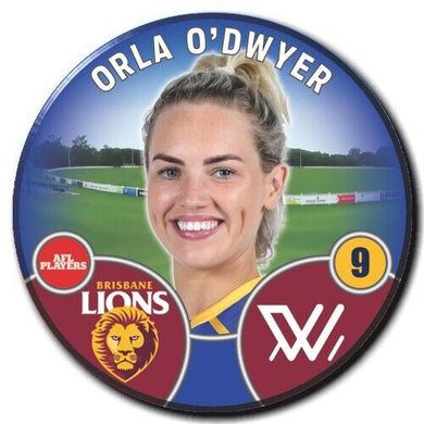 2022 AFLW Brisbane Player Badge - O'DWYER, Orla