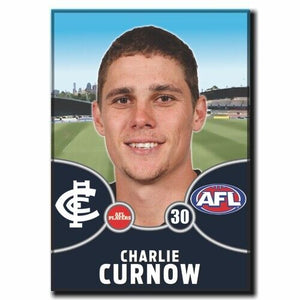 2021 AFL Carlton Player Magnet - CURNOW, Charlie
