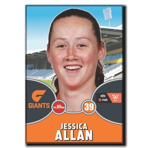 2021 AFLW GWS Player Magnet - ALLAN, Jessica