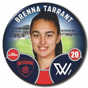 2022 AFLW Melbourne Player Badge - TARRANT, Brenna