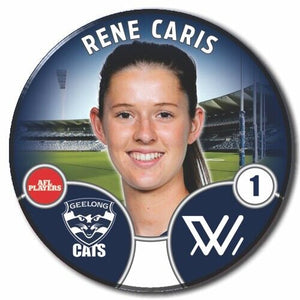 2022 AFLW Geelong Player Badge - CARIS, Rene