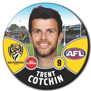 2021 AFL Richmond Player Badge - COTCHIN, Trent