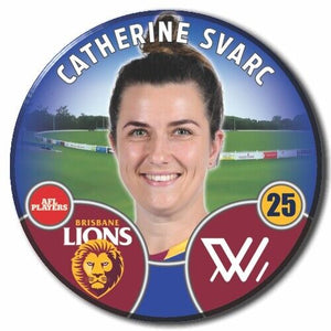 2022 AFLW Brisbane Player Badge - SVARC, Catherine
