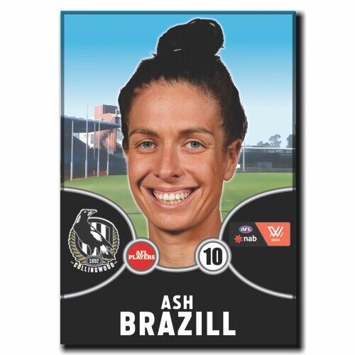 2021 AFLW Collingwood Player Magnet - BRAZILL, Ash