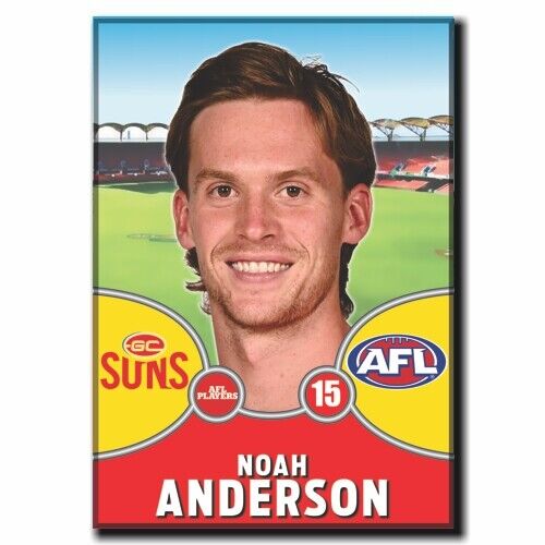 2021 AFL Gold Coast Player Magnet - ANDERSON, Noah