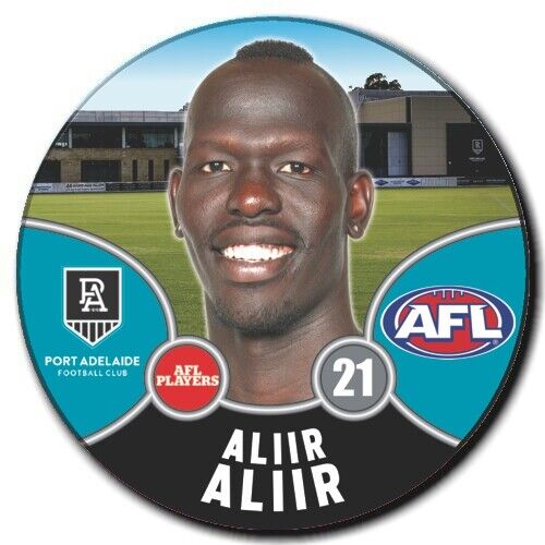 2021 AFL Port Adelaide Player Badge - ALIIR, Aliir