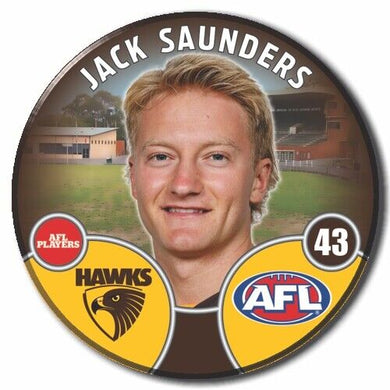 2022 AFL Hawthorn - SAUNDERS, Jack