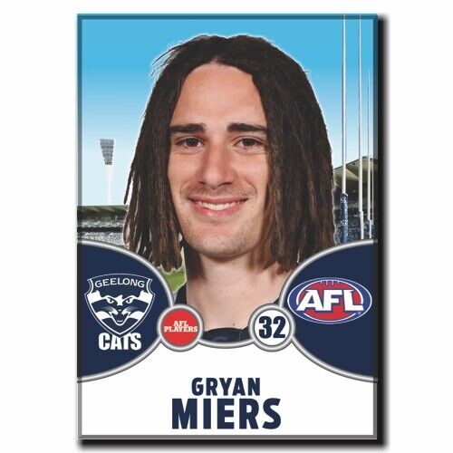 2021 AFL Geelong Player Magnet - MIERS, Gryan