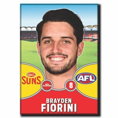 2021 AFL Gold Coast Player Magnet - FIORINI, Brayden