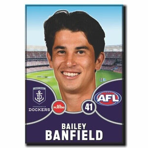 2021 AFL Fremantle Dockers Player Magnet - BANFIELD, Bailey