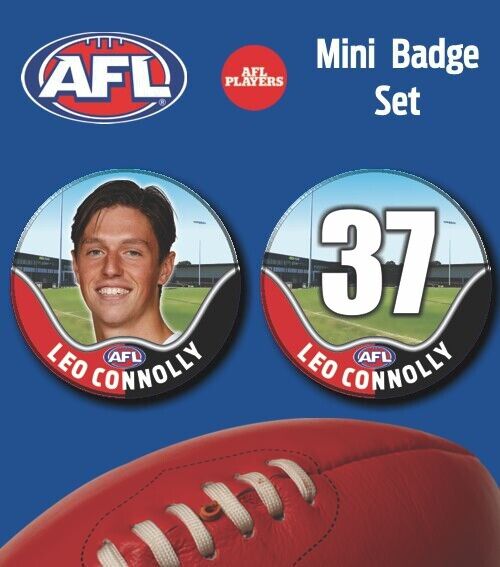 2021 AFL St Kilda Mini Player Badge Set - CONNOLLY, Leo