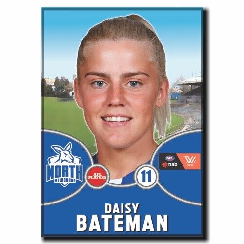 2021 AFLW North Melbourne Player Magnet - BATEMAN, Daisy