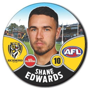 2021 AFL Richmond Player Badge - EDWARDS, Shane