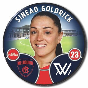 2022 AFLW Melbourne Player Badge - GOLDRICK,  Sinead