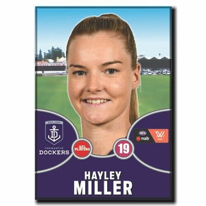 2021 AFLW Fremantle Player Magnet - MILLER, Hayley