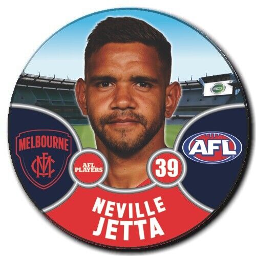 2021 AFL Melbourne Player Badge - JETTA, Neville