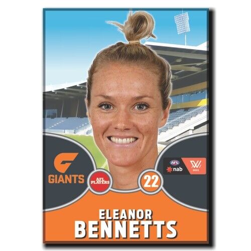 2021 AFLW GWS Player Magnet - BENNETTS, Eleanor