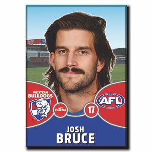 2021 AFL Western Bulldogs Player Magnet - BRUCE, Josh