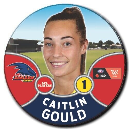 2021 AFLW Adelaide Player Badge - GOULD, Caitlin