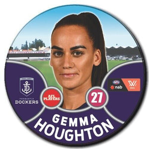 2021 AFLW Fremantle Player Badge - HOUGHTON, Gemma