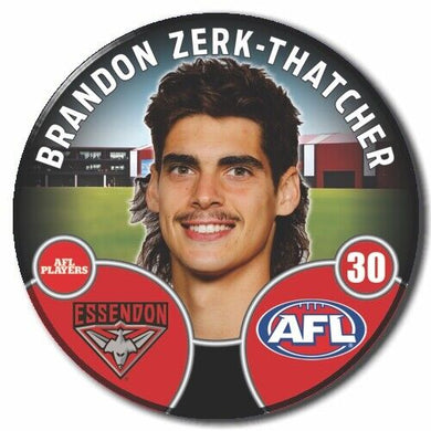 2022 AFL Essendon - ZERK-THATCHER, Brandon