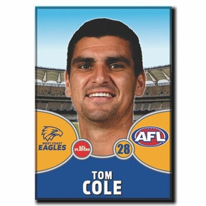 2021 AFL West Coast Eagles Player Magnet - COLE, Tom