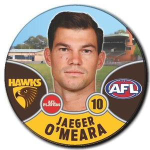 2021 AFL Hawthorn Player Badge - O'MEARA, Jaeger