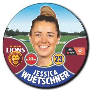 2021 AFLW Brisbane Player Badge - WUETSCHNER, Jessica